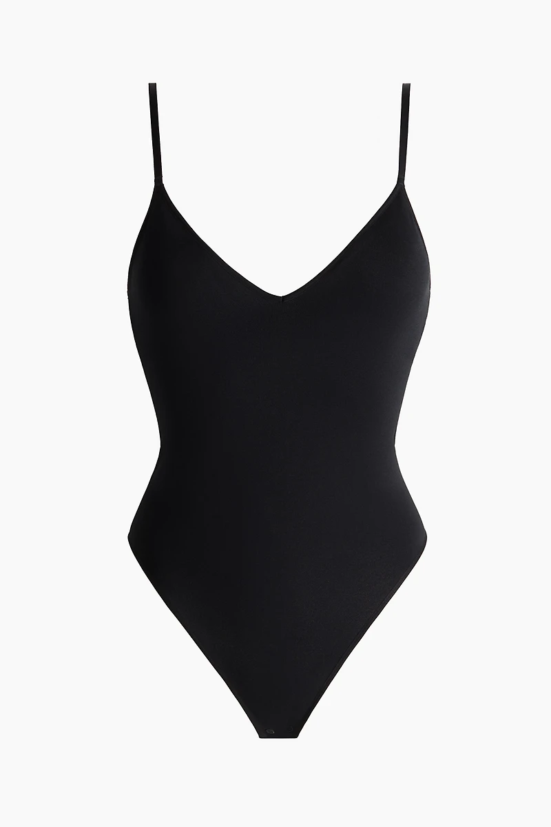 Seamless Padded-Cup Thong Bodysuit