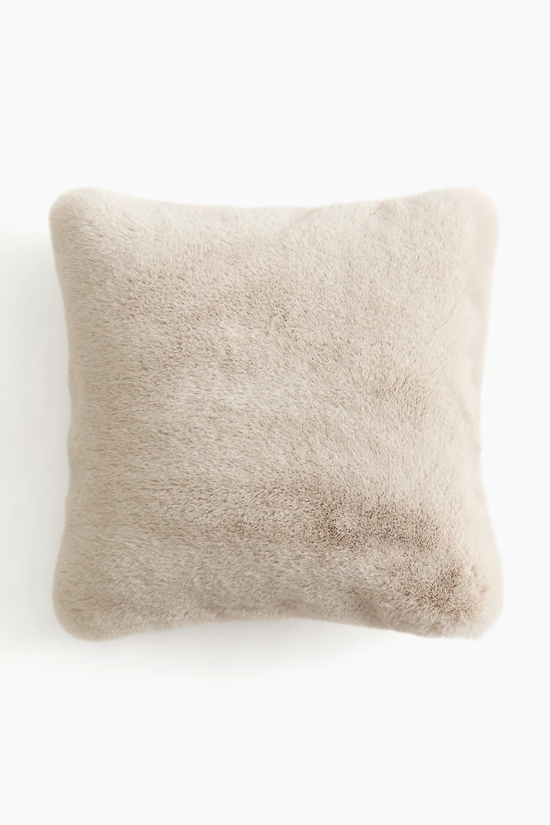 Housse de coussin duveteuse