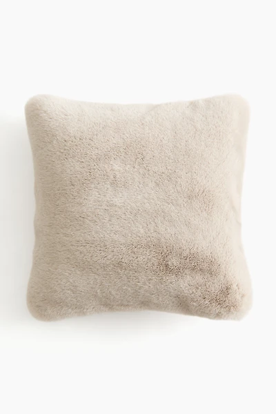 Housse de coussin duveteuse