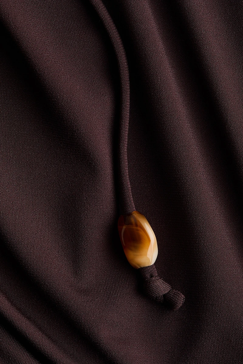 Draped Halterneck Bodysuit