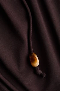 Draped Halterneck Bodysuit