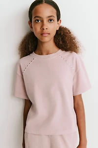 Studded Cotton T-Shirt