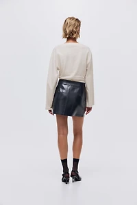 Haut à encolure bateau en coton