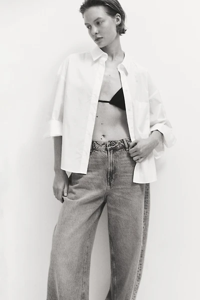 Short Poplin Shirt