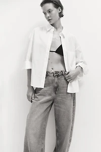 Short Poplin Shirt