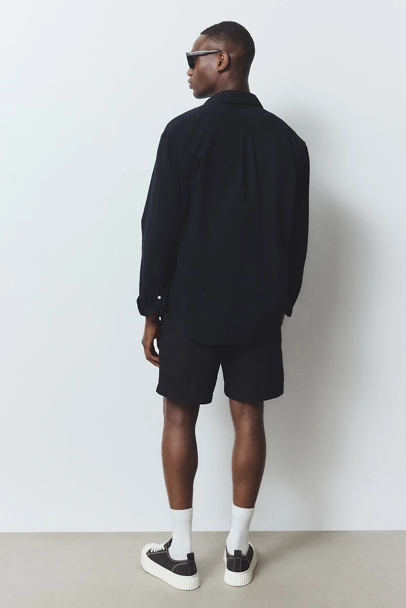 Regular-Fit Canvas Shorts