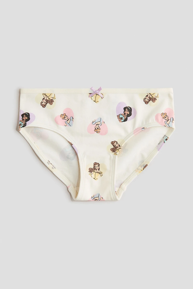 Lot de 5 culottes imprimées en coton