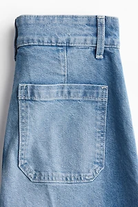 Jean large taille haute