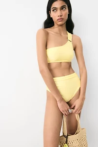 Padded one-shoulder bikini top