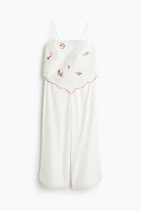 Embroidered Cotton Pajamas