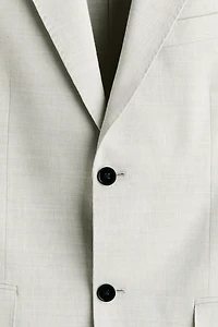 Regular-Fit Linen-Blend Jacket