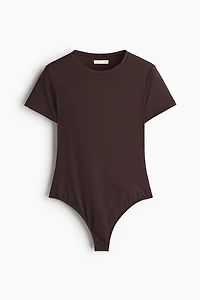 Short-Sleeved Microfiber Bodysuit