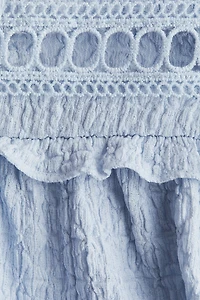 Textured Jersey Blouse