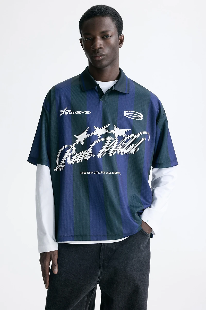 Loose-Fit Soccer Shirt