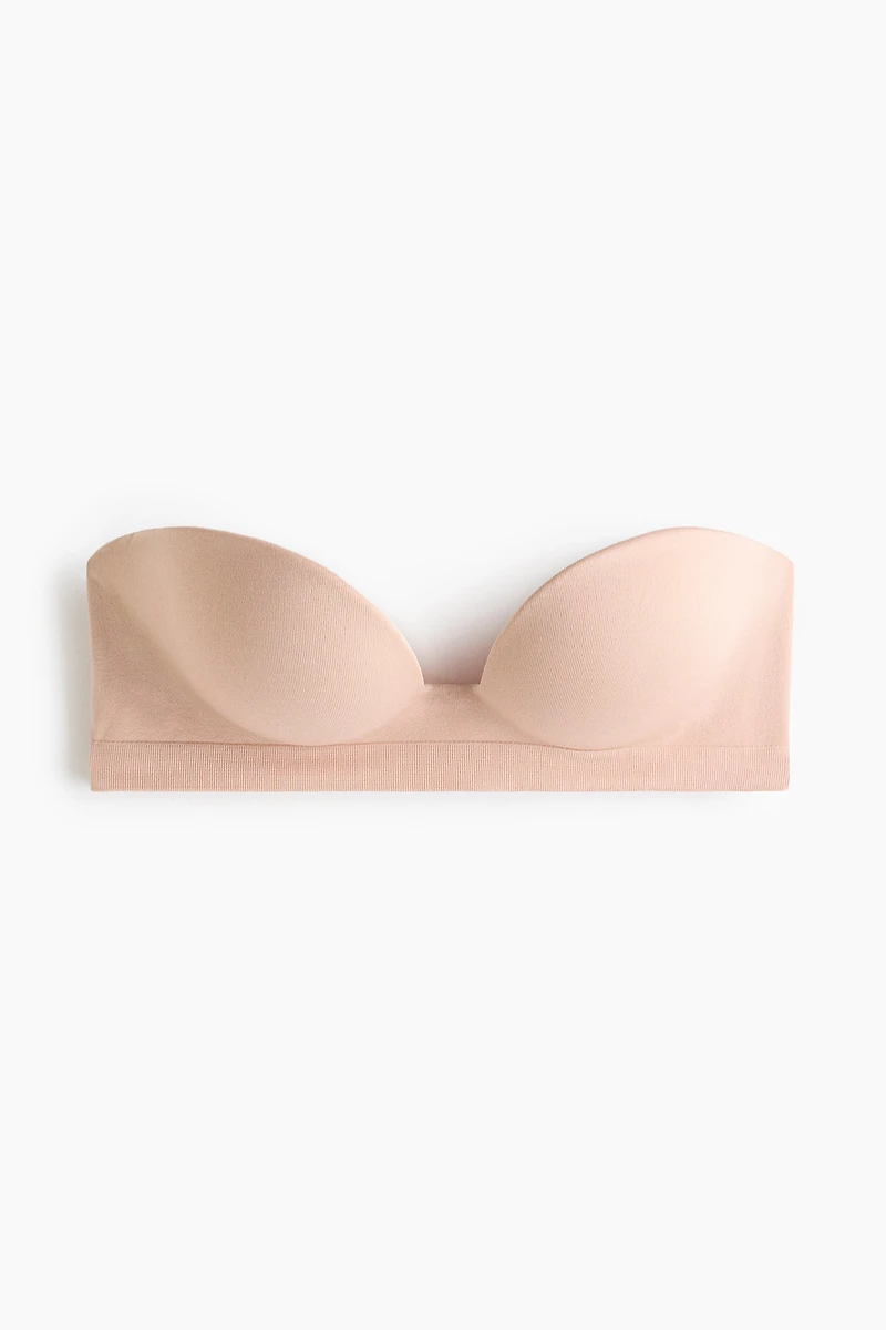 Seamless Push-Up Balconette Bra