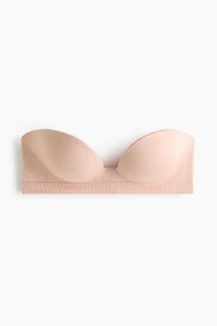 Seamless Push-Up Balconette Bra