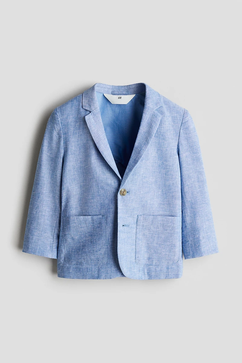 Linen-Blend Jacket