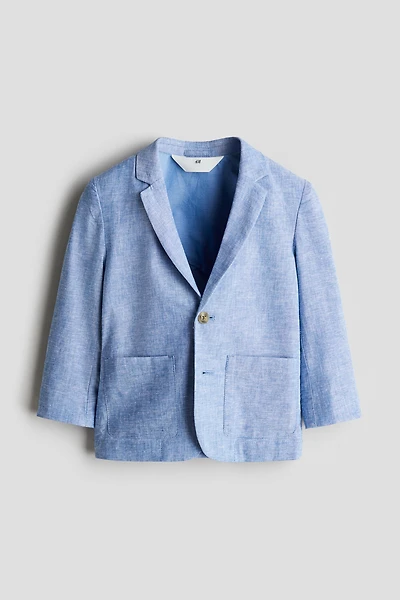 Linen-Blend Jacket