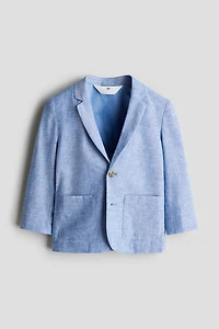 Linen-Blend Jacket