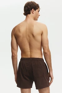 Seersucker Swim Shorts