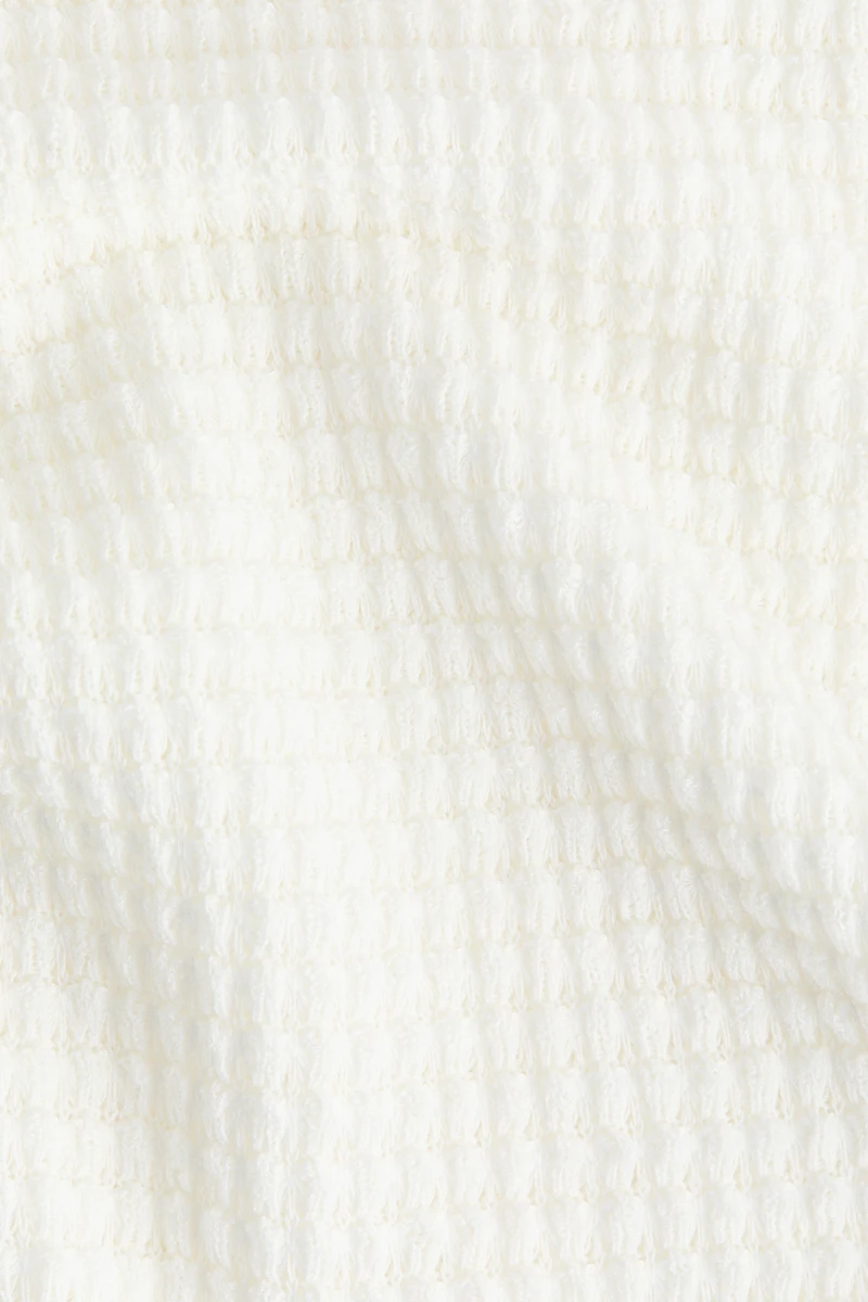 Batwing-Sleeved Jersey Top