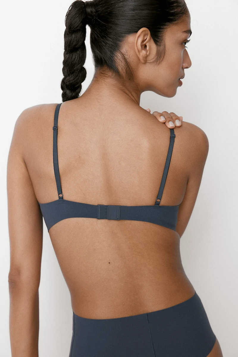 Soft-Cup Microfiber Bra