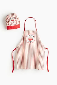 Children’s apron and chef’s hat