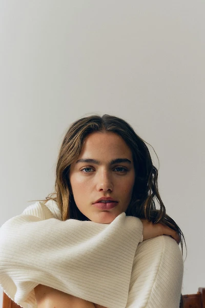 Rib-Knit Sweater