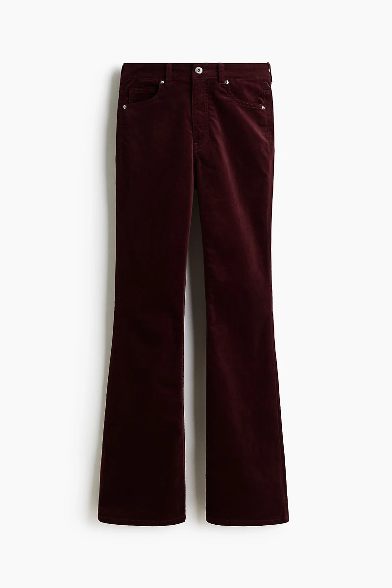 Flared Corduroy Pants