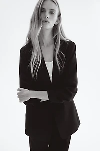 Blazer à manches froncées