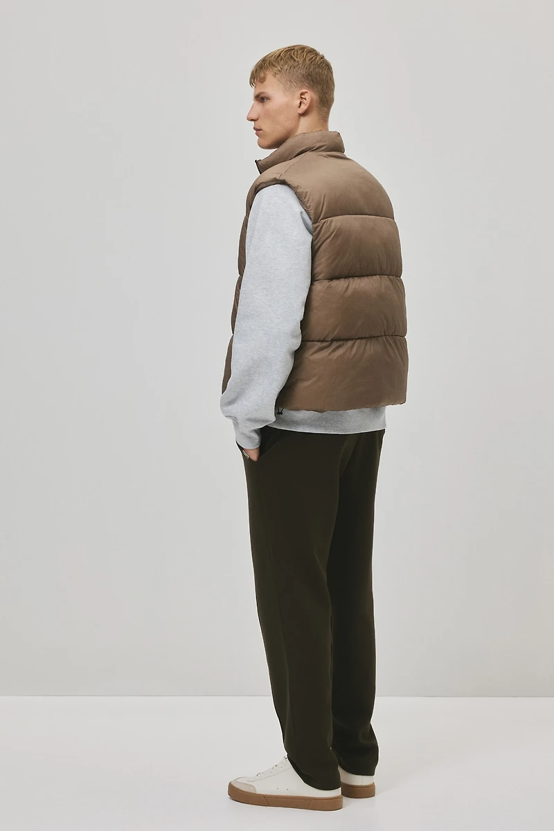 Veste sans manches hydrofuge coupe classique