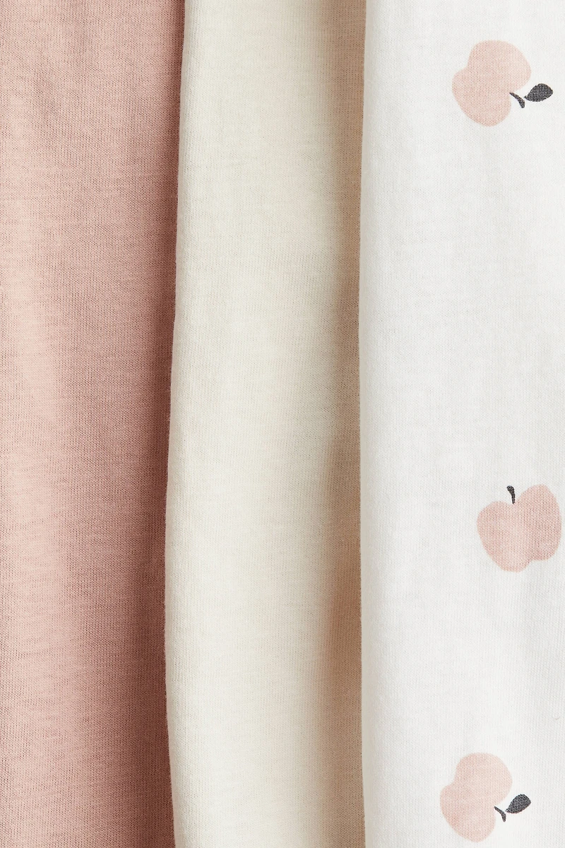 3-pack Cotton Pajama Jumpsuits