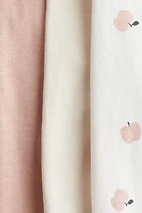 3-pack Cotton Pajama Jumpsuits