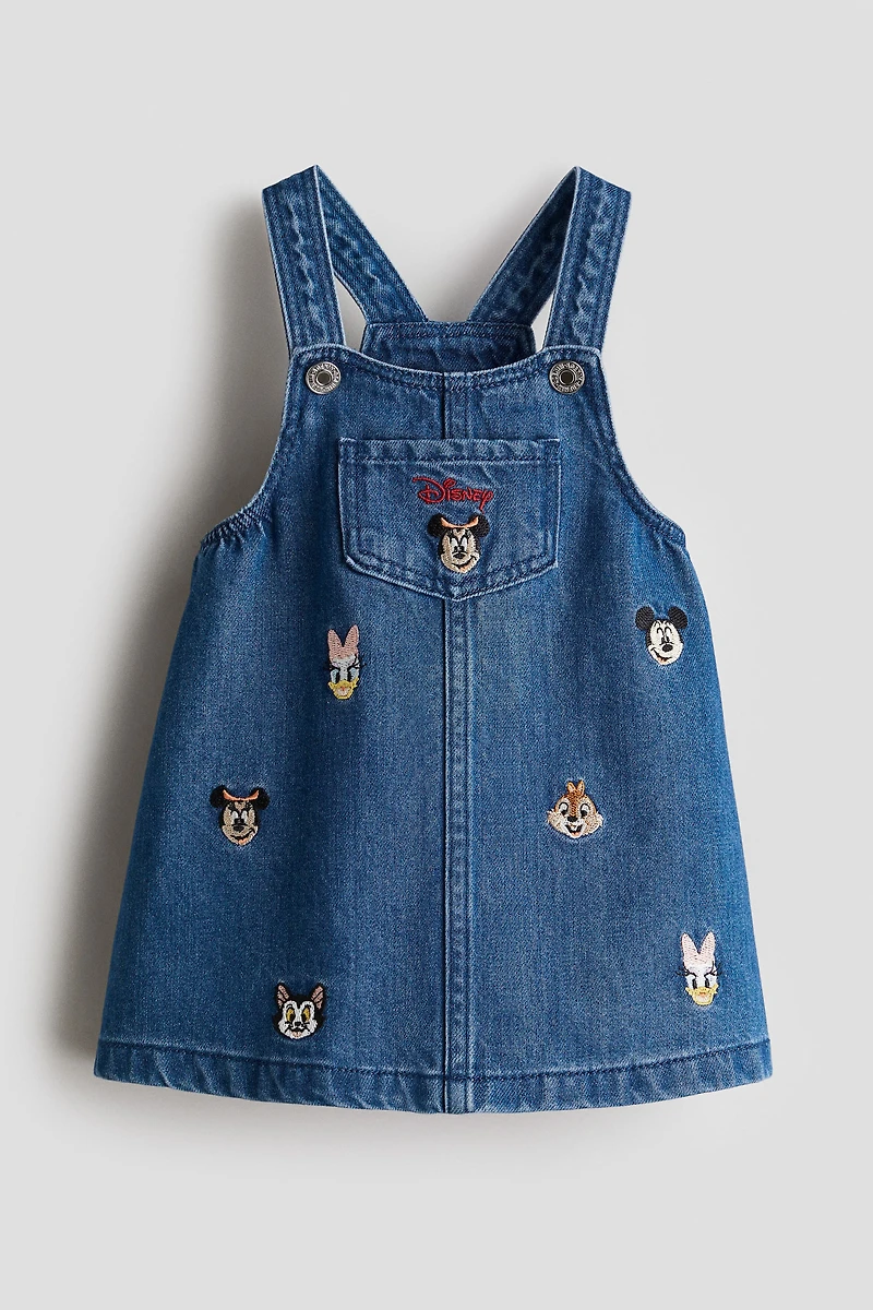 Robe salopette imprimée