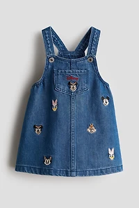 Robe salopette imprimée