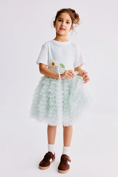 Dress with Flared Skirt