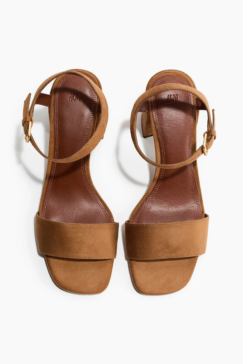 Block-heeled sandals