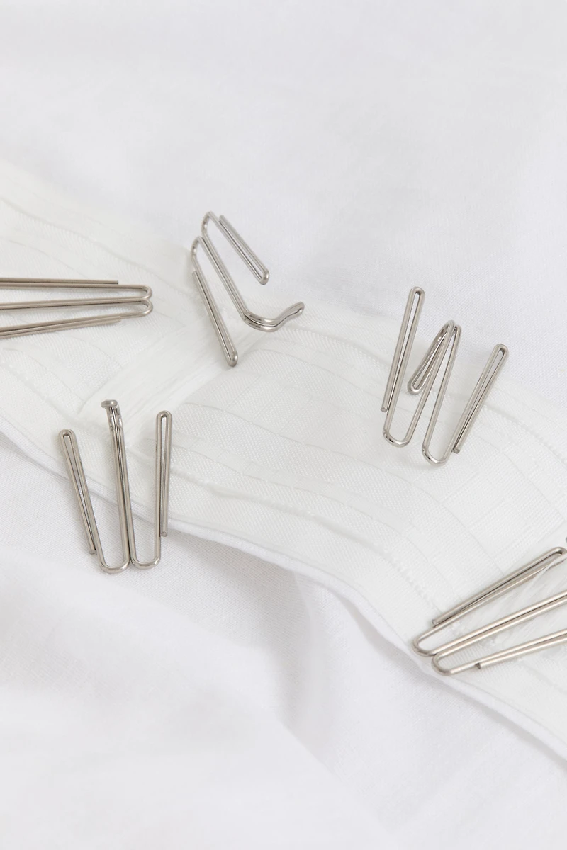 1-Pack Wide Linen-Blend Curtain Panel