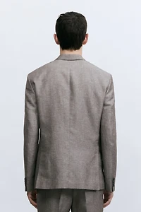 Slim-Fit Wool-Blend Jacket