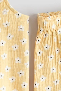 2-Piece Ruffle-Trimmed Set