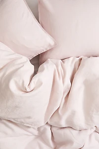 Linen-blend King/Queen Duvet Cover Set