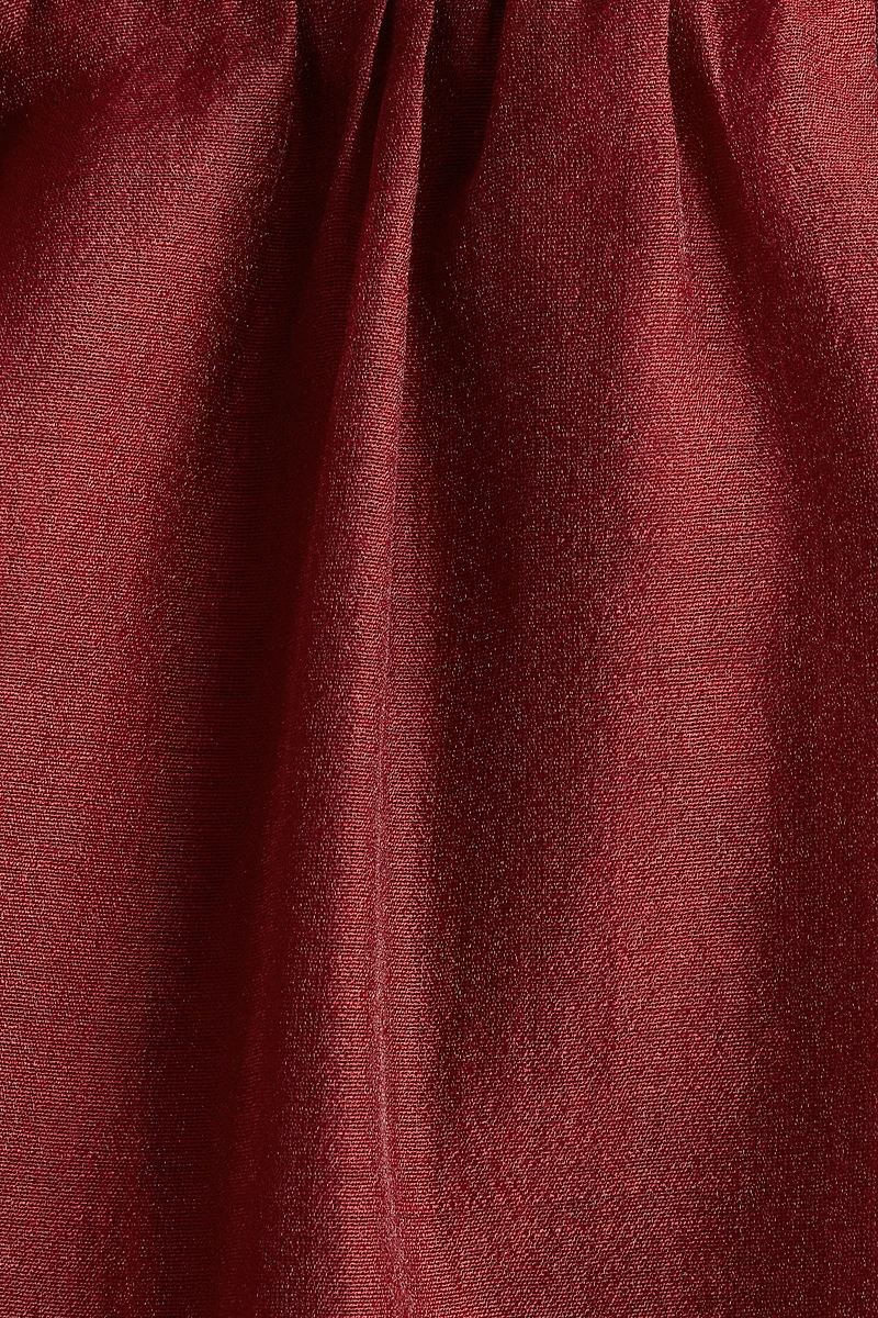 Robe à manches papillon