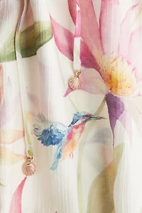 Tie-Detail Tunic Dress