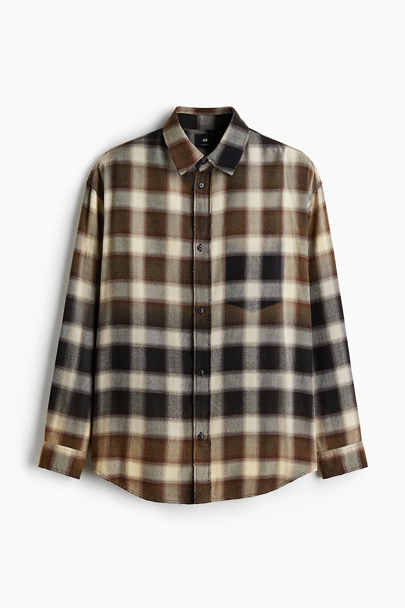 Relaxed-Fit Cotton-Blend Shirt