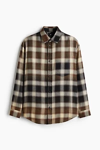 Relaxed-Fit Cotton-Blend Shirt