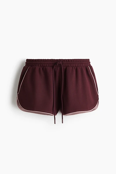 Short en molleton avec cordon de serrage