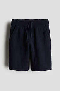 Fine-Knit Cotton Shorts