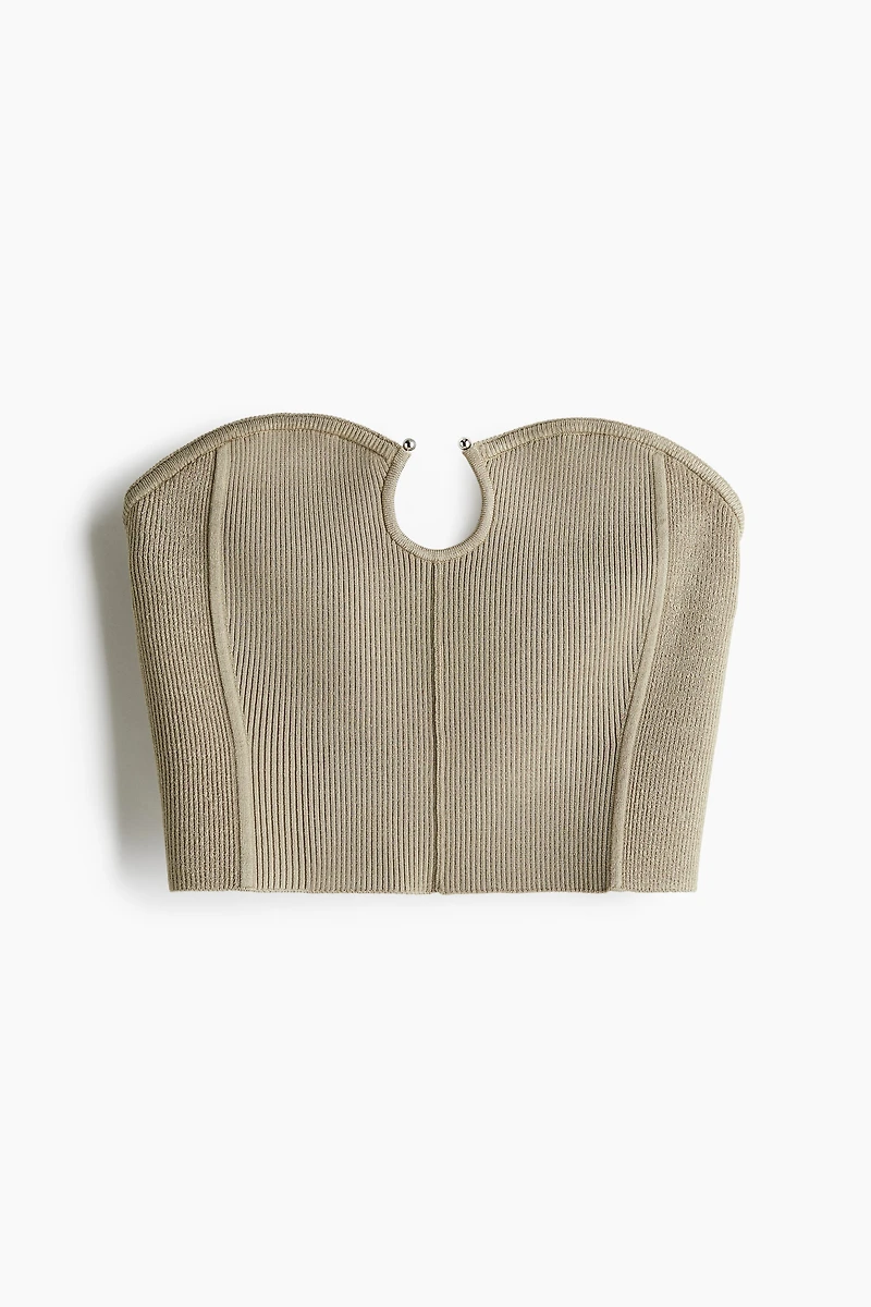 Rib-Knit Tube Top
