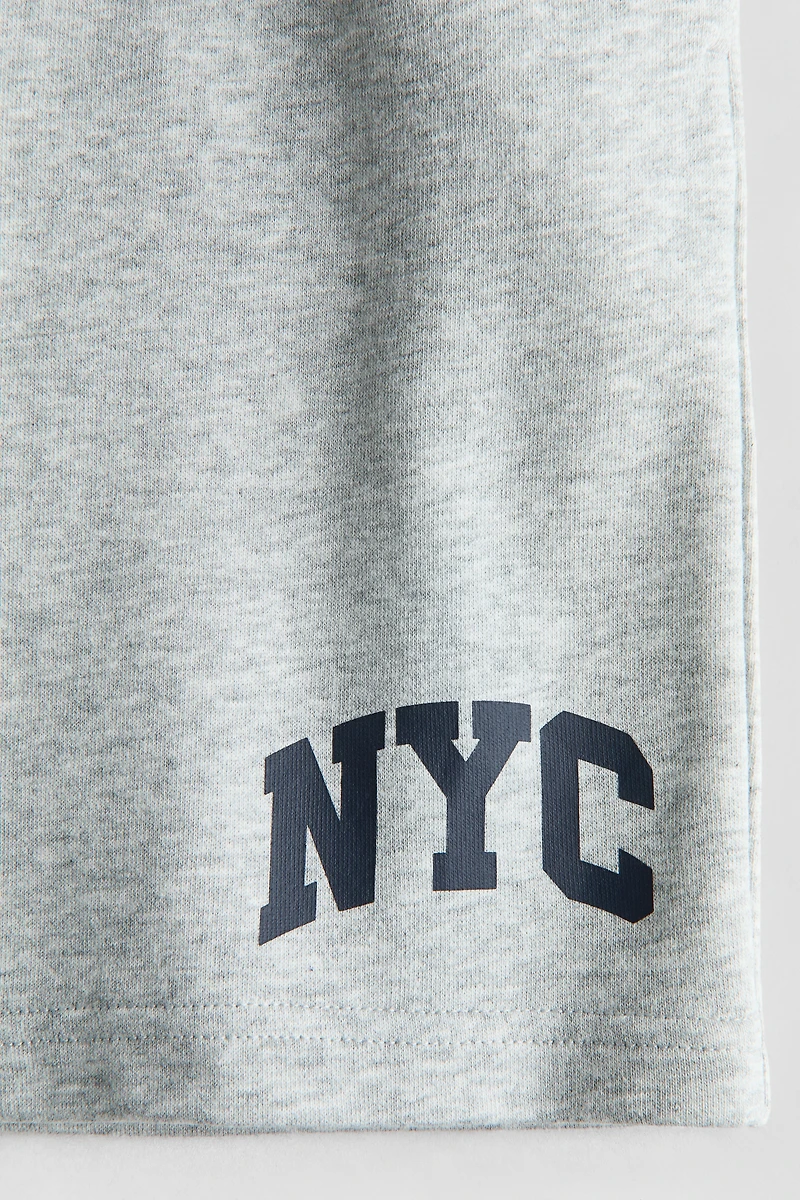 Printed Sweatshorts