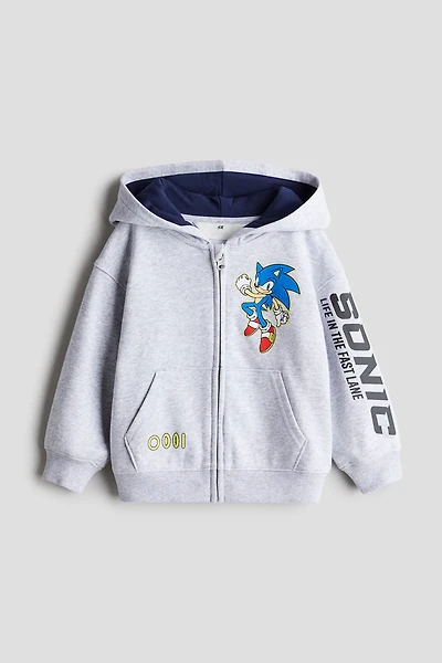 Printed Hooded Jacket